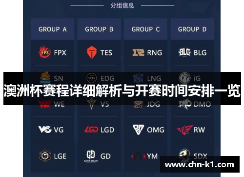 澳洲杯赛程详细解析与开赛时间安排一览